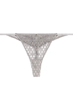 Sexy Lingerie | Luxury French Lingerie>Aubade Stardust Dream Tanga CosmosSilver