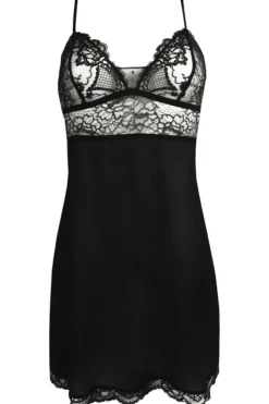 Nighties, Babydolls & Chemises | Silk Nightwear>Lise Charmel Sublime En Dentelle Sexy Nightie in Black