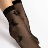 £30 And Under | Sheer Lingerie>FiORE Summer Butterfly Socks 15 Denier in Black
