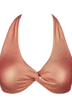 Sexy Lingerie | Luxury French Lingerie>Aubade Sunlight Glow Moulded Triangle Bikini Top Cuivre