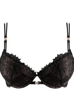 Luxury French Lingerie>Louisa Bracq Swan Push Up Bra Black