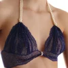 Sexy Lingerie | Halterneck Bras>Bracli Sydney Daisy Pearl Bra in Blue