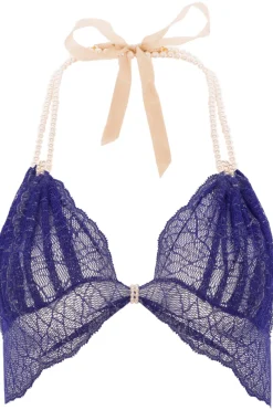 Sexy Lingerie | Halterneck Bras>Bracli Sydney Pearl Bra Blue, Size XL