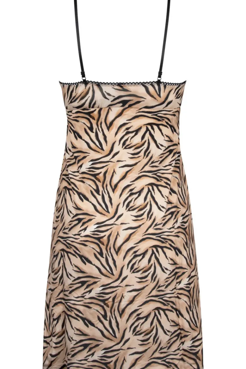 Nighties, Babydolls & Chemises>Antigel Tigre Rebelle Night Dress TigreBlond