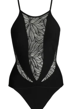 Bodysuits & Playsuits>Sarda Tomorrowland x Greta Special Panty Body in Black