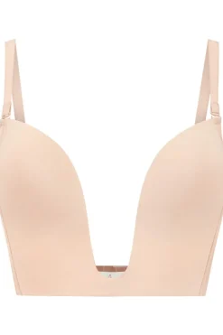 Bridal & Honeymoon Lingerie | Bra Solutions & Accessories>Bye Bra Ultra Plunge Bra in Beige