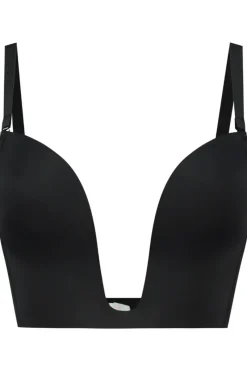 Bridal & Honeymoon Lingerie | Bra Solutions & Accessories>Bye Bra Ultra Plunge Bra in Black
