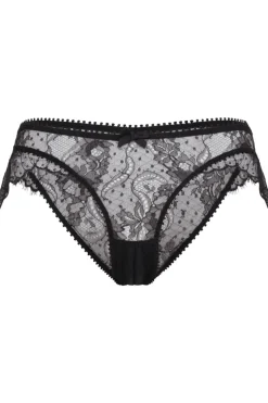 Crotchless Lingerie | Sheer Lingerie>Agent Provocateur Vallentina Ouvert, Size 2 (UK 8) Black