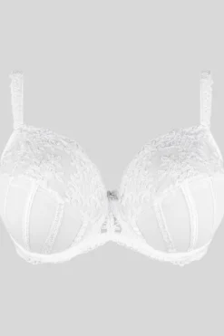 Luxury French Lingerie | Underwired Bras>Louisa Bracq Victoria Full Cup Bra White