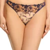 Sheer Lingerie | Thongs & G-strings>Dita Von Teese Victresse Thong in After Dark