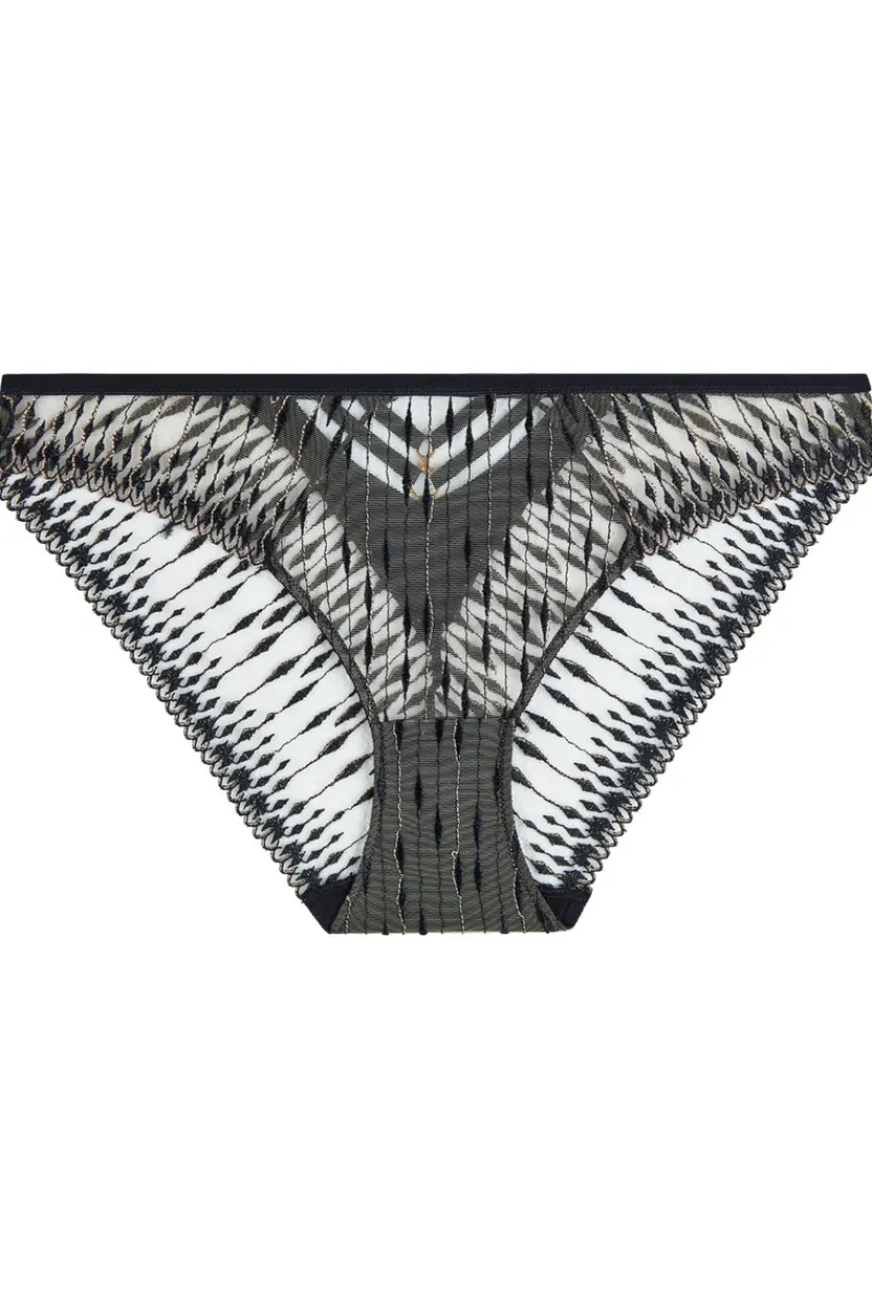 Sexy Lingerie | Luxury French Lingerie>Aubade Voodoo Kiss Italian Brief MilleniumBlack