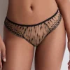 Sexy Lingerie | Luxury French Lingerie>Aubade Voodoo Kiss Tanga Thong MilleniumBlack