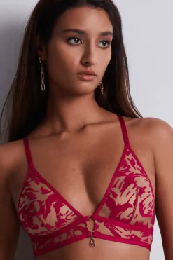 Sexy Lingerie | Luxury French Lingerie>Aubade Wild Vibration Triangle Bra HotPink