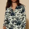 Pyjama Tops | Ready To Wear>Underprotection Wilda Long Sleeve Pyjama Shirt Black