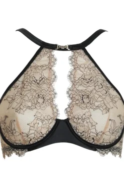 Underwired Bras | Balconette Bras & Demi Bras>Prelude You Want It Darker Underwire Fantasy Bra Black