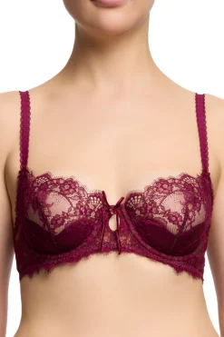 Mother's Day | Red Lingerie>Dita Von Teese Zsa Zsa Balconette Bra Mulberry