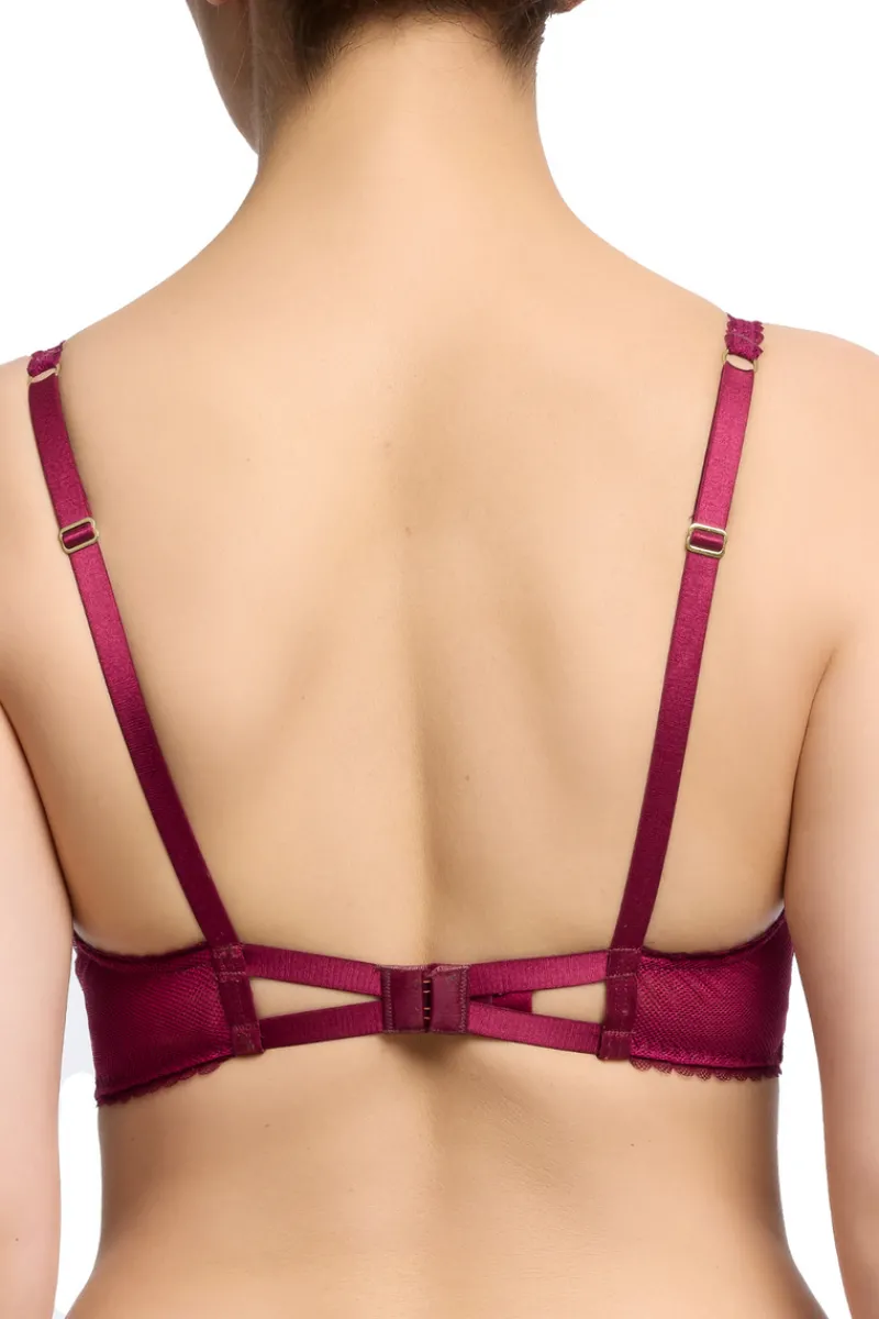 Mother's Day | Red Lingerie>Dita Von Teese Zsa Zsa Balconette Bra Mulberry