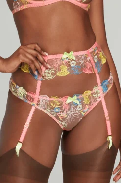 Suspender Belts | Suspender Belts>Agent Provocateur Zuri Suspender Multi/Sand